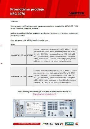 PROMOTIVNA PRODAJA NSG 4070C1-35 / NSG 4070C1-80